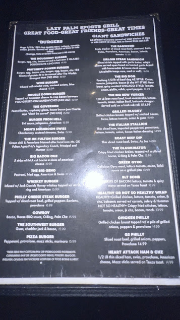 Menu Lazy Palm Sports Grill - 6