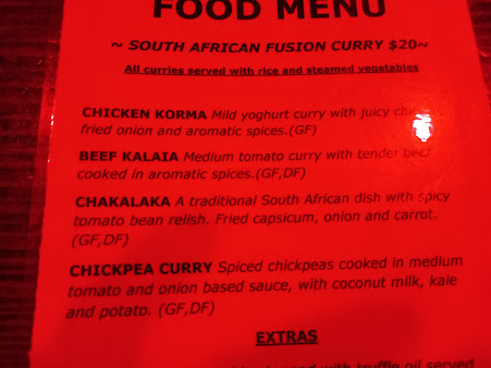 Menu Lazybones Lounge Restaurant & Bar - 5
