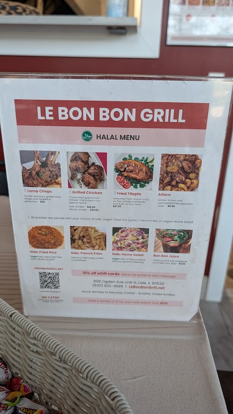 Menu Le Bon Bon Grill - 9