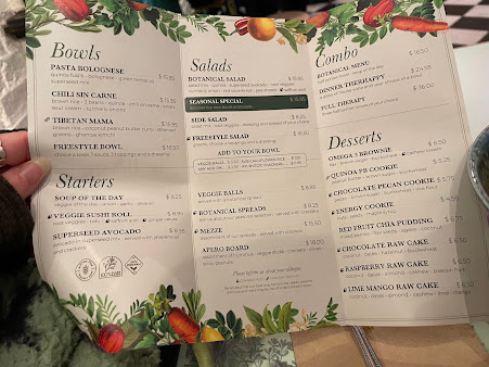 Menu Le Botaniste - 0