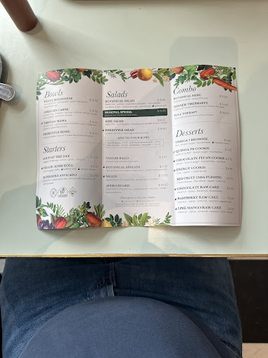 Menu Le Botaniste - 2