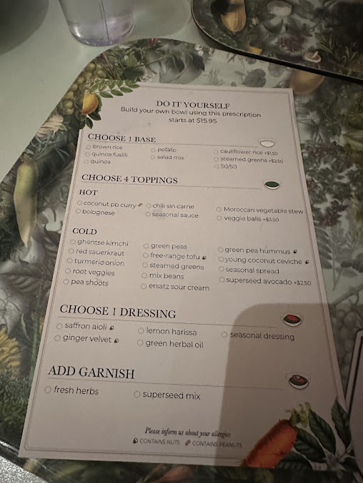 Menu Le Botaniste - 7