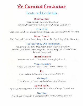 Menu Le Canard Enchaine - 2
