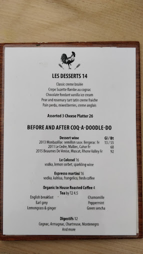 Menu Le Coq Healthy Rotisserie - 4