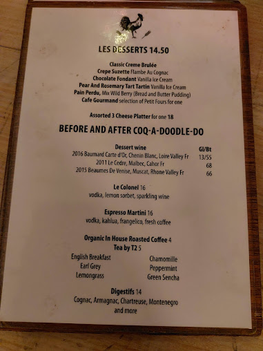 Menu Le Coq Healthy Rotisserie - 6