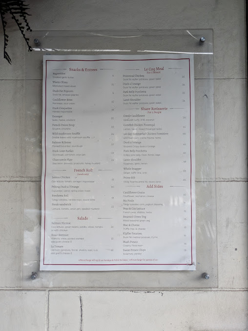 Menu Le Coq Healthy Rotisserie - 7