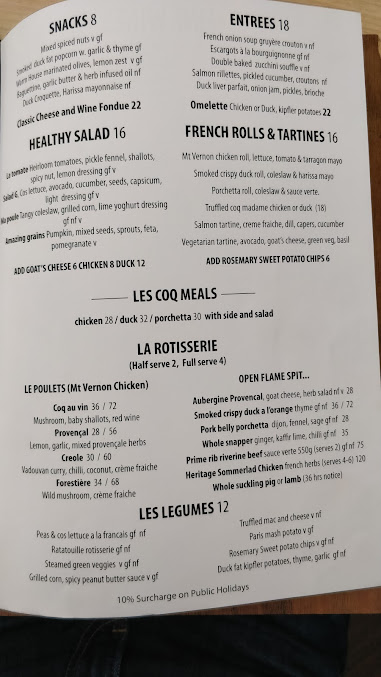 Menu Le Coq Healthy Rotisserie - 9