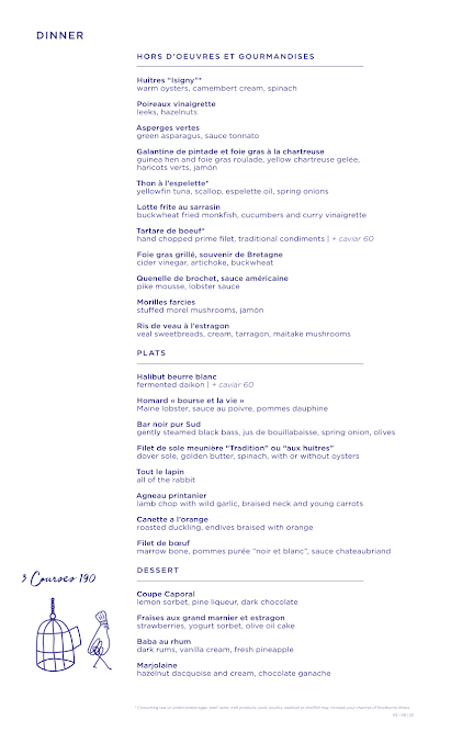 Menu Le Coucou - 4