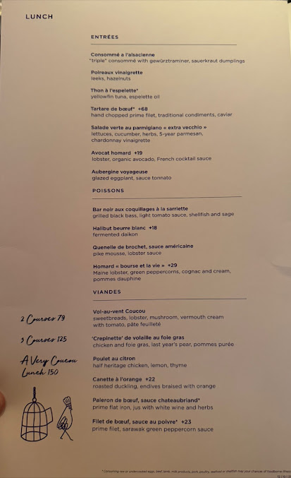 Menu Le Coucou - 5
