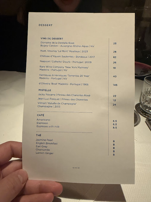 Menu Le Coucou - 7