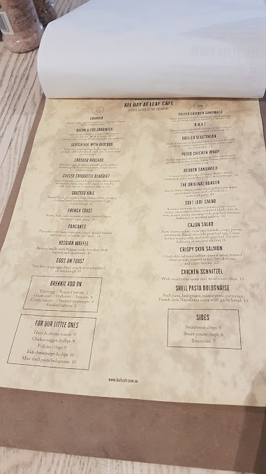Menu Leaf Cafe & Co - 2