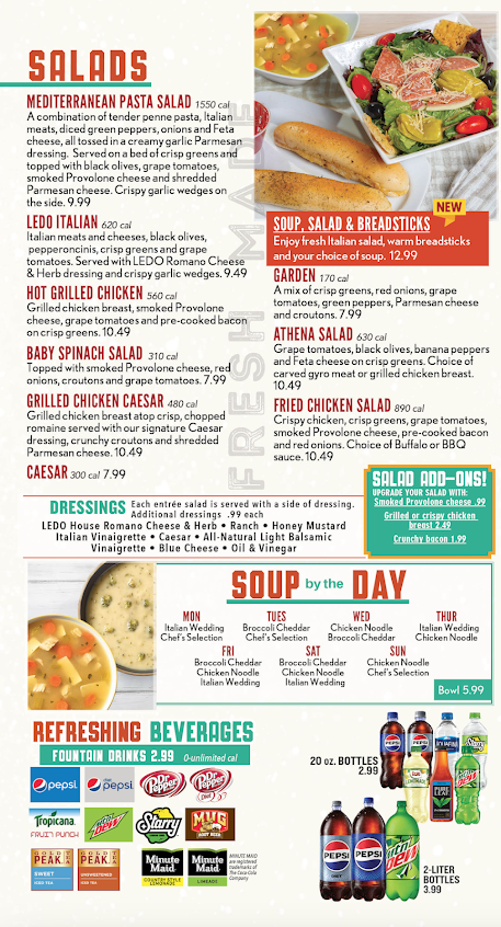 Menu Ledo Pizza Mt Airy Md - 0