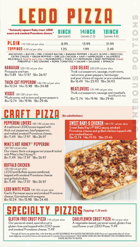 Menu Ledo Pizza Mt Airy Md - 3