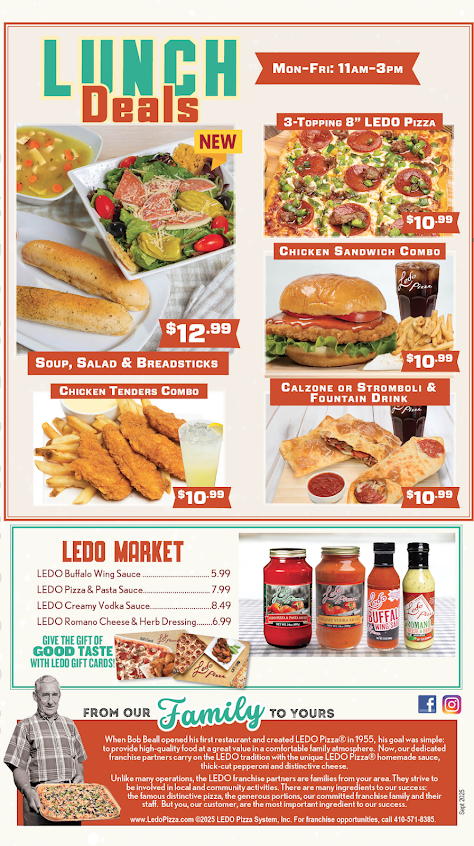 Menu Ledo Pizza Mt Airy Md - 5