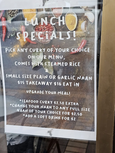 Menu Legacy Of India Moruya - 4