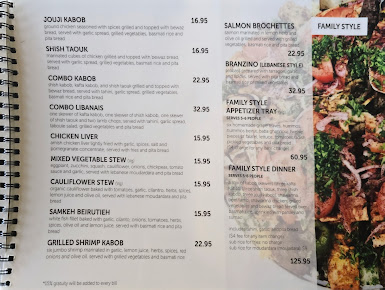 Menu Libanais Restaurant - 8