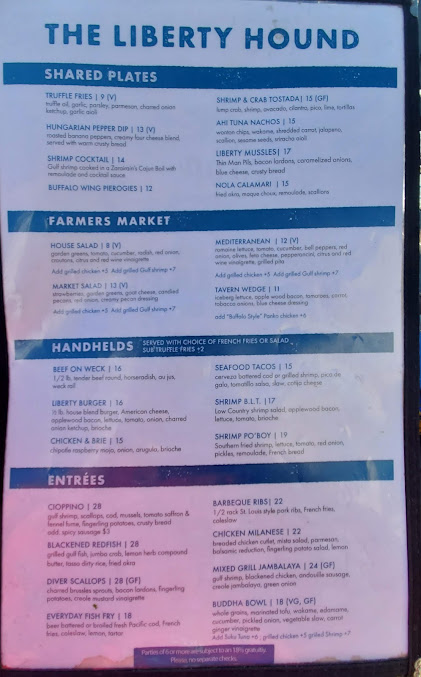 Menu Liberty Hound Restaurant - 4