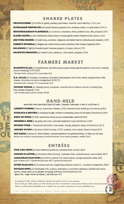 Menu Liberty Hound Restaurant - 6