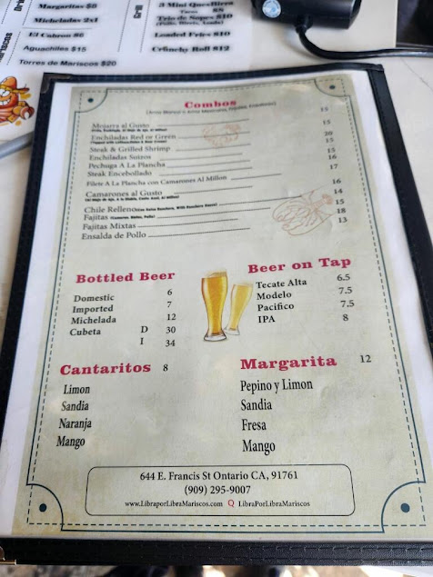 Menu Libra Por Libra Mariscos - 6