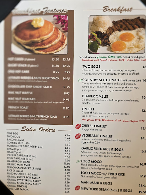 Menu Liliha Bakery - 2