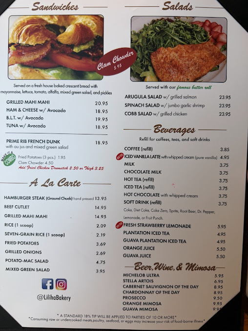 Menu Liliha Bakery - 7