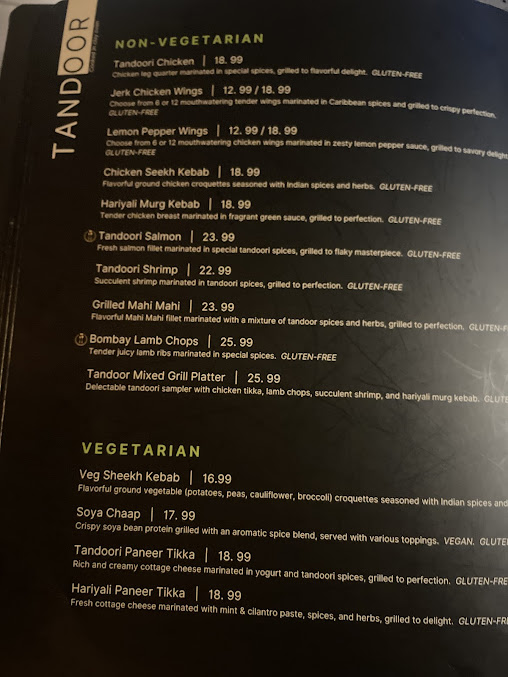 Menu Lime & Lemon Indian Grill & Bar - Raleigh - 4