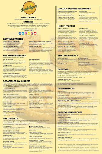 Menu Lincoln Square Pancake House Indianapolis - 7