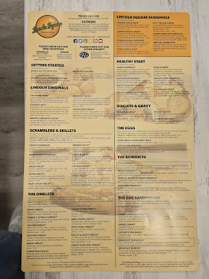 Menu Lincoln Square Pancake House Indianapolis - 9