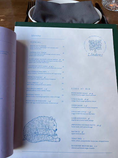 Menu Lindens - 9