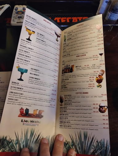 Menu Lindo Mexico Restaurante Mexicano - 1