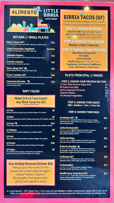 Menu Little Birria - 0