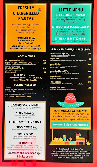 Menu Little Birria - 1