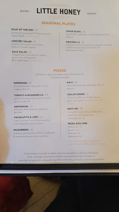Menu Little Honey - 4