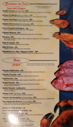 Menu Little Italy Restaurant - 1
