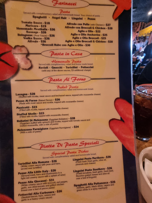 Menu Little Italy Restaurant - 3