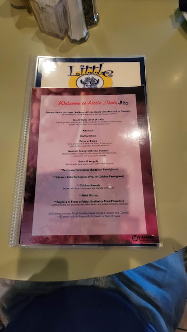 Menu Little Italy Restaurant - 8