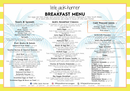 Menu Little Jack Horner - 3