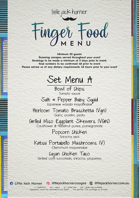Menu Little Jack Horner - 4
