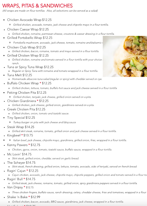 Menu Little Louie's - 1