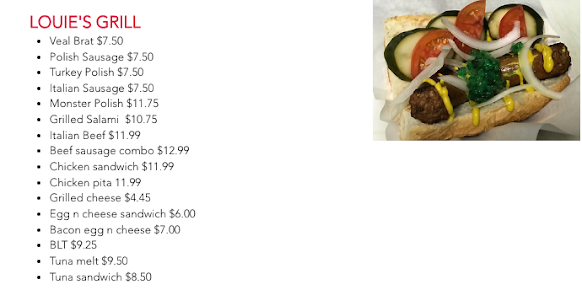 Menu Little Louie's - 5