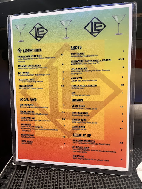 Menu Live Edge Bar Grill - 5