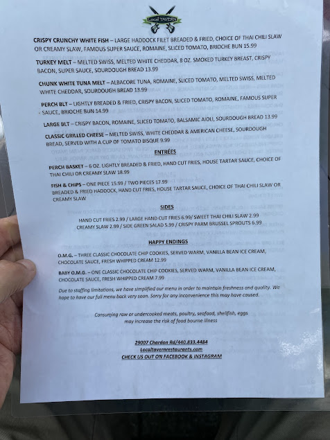 Menu Local Tavern Willoughby Hills - 3