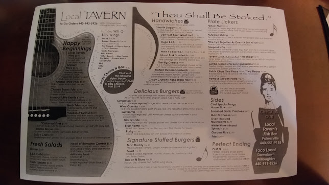 Menu Local Tavern Willoughby Hills - 5