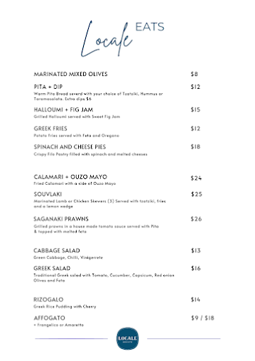 Menu Locale Bronte - 0
