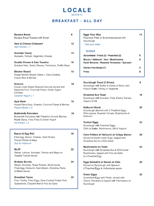 Menu Locale Bronte - 3