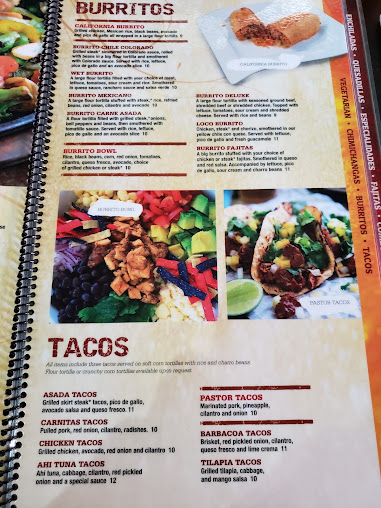 Menu Loco Mexican Restaurant And Cantina Fall Creek Place - 9