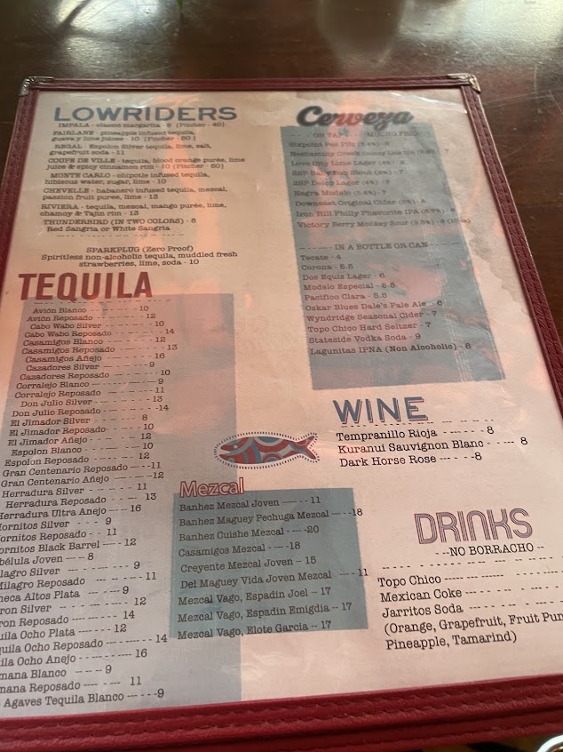 Menu Loco Pez West Philly - 5