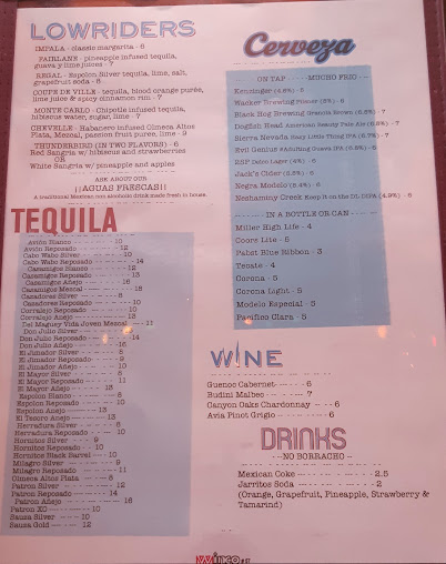 Menu Loco Pez West Philly - 9