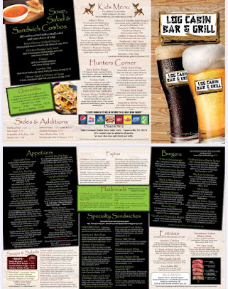 Menu Log Cabin Bar And Grill - 0