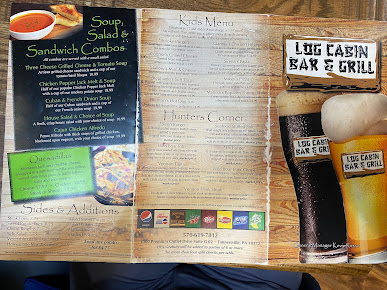 Menu Log Cabin Bar And Grill - 4